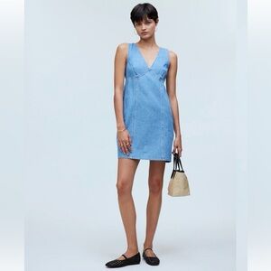 Madewell Easy Empire Waist Tank Dress in Miona Wash - NWOT